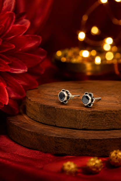Silver Stud Earrings
