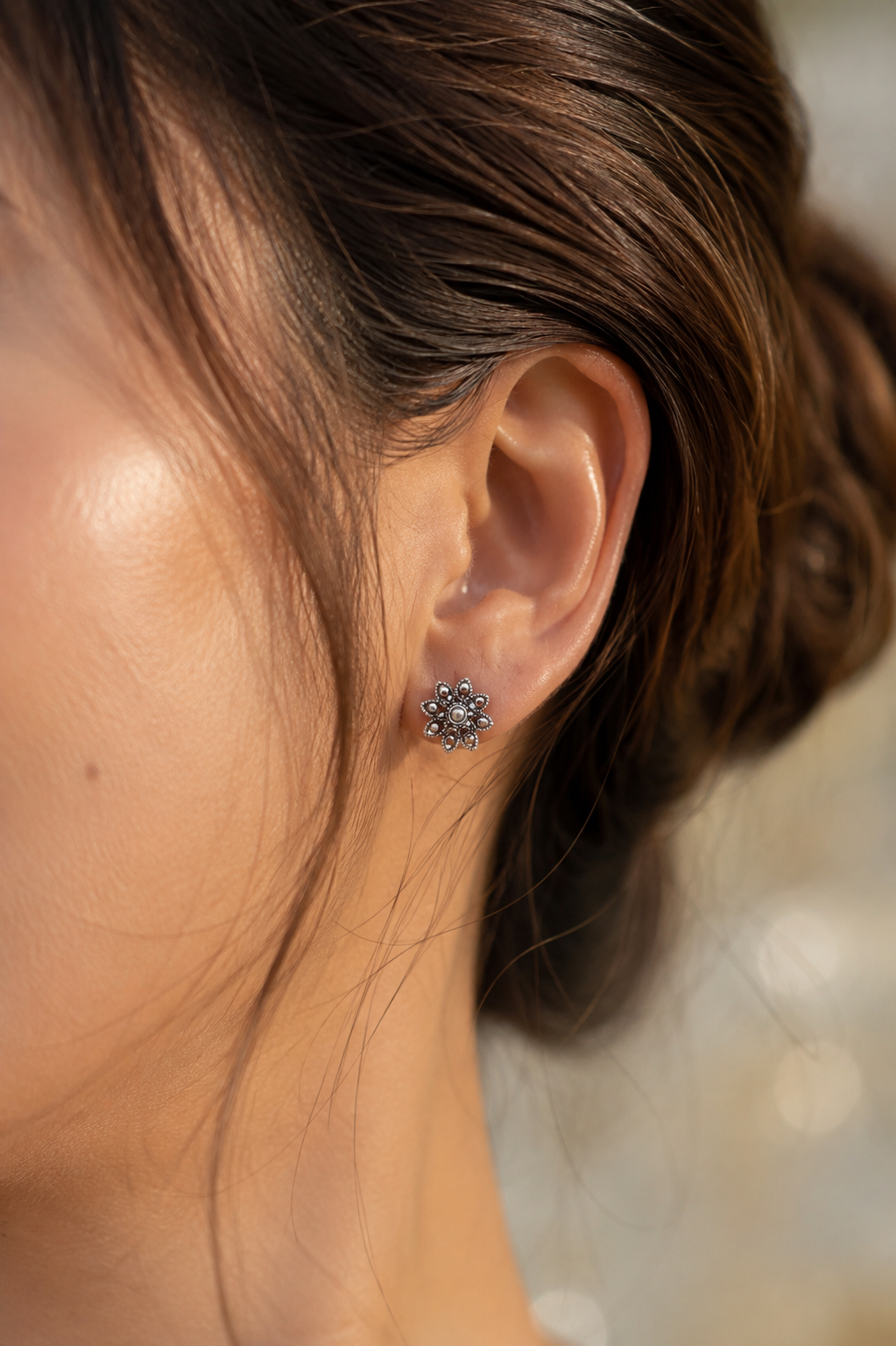 Silver Stud Earrings