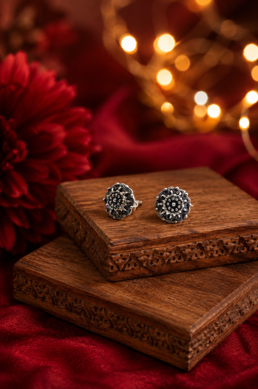 Silver Stud Earrings