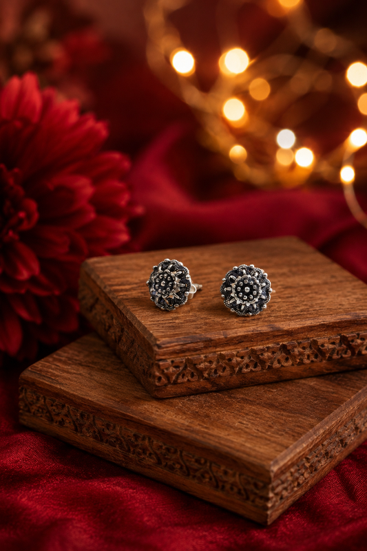Silver Stud Earrings