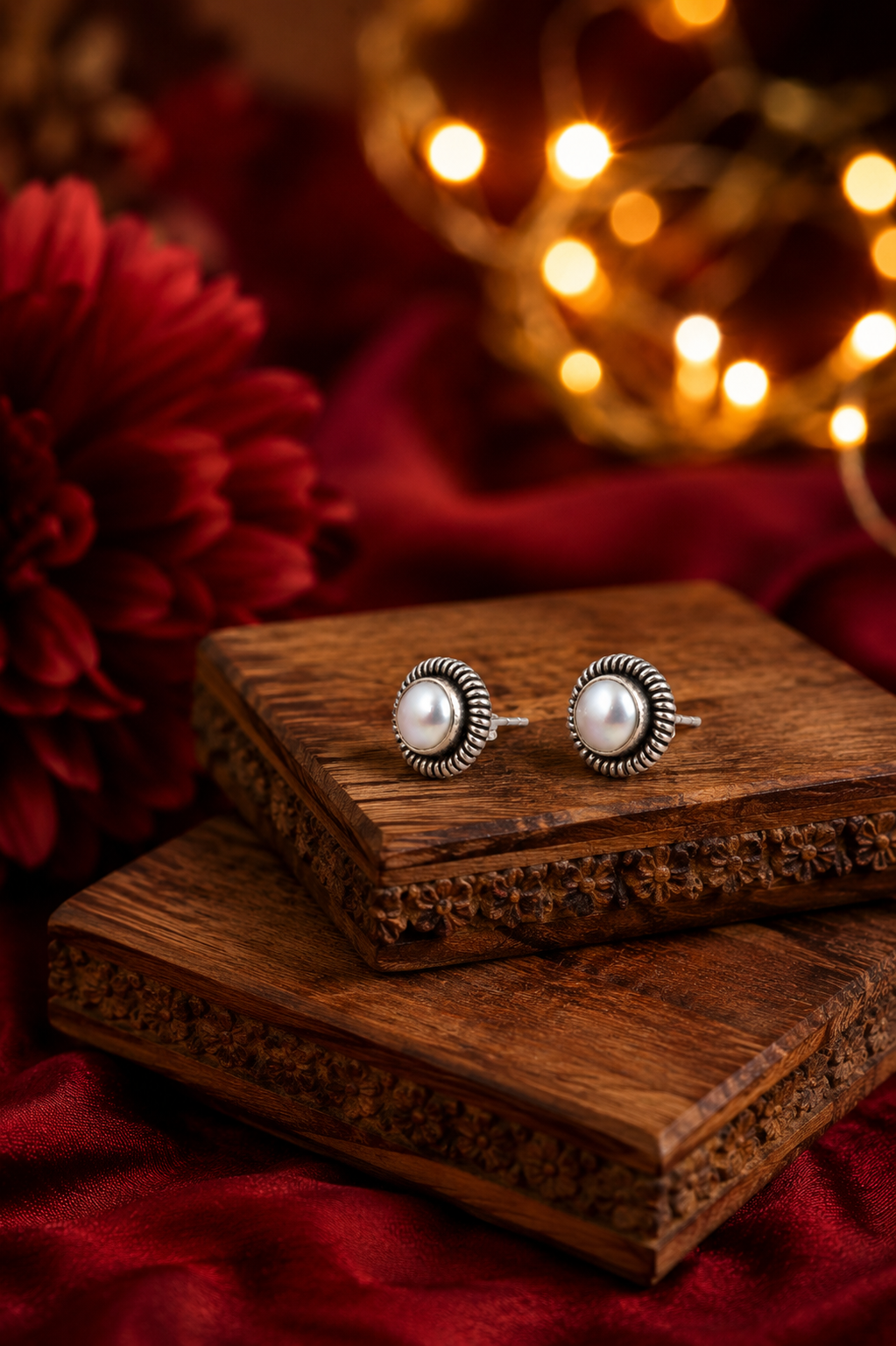 Silver Stud Earrings