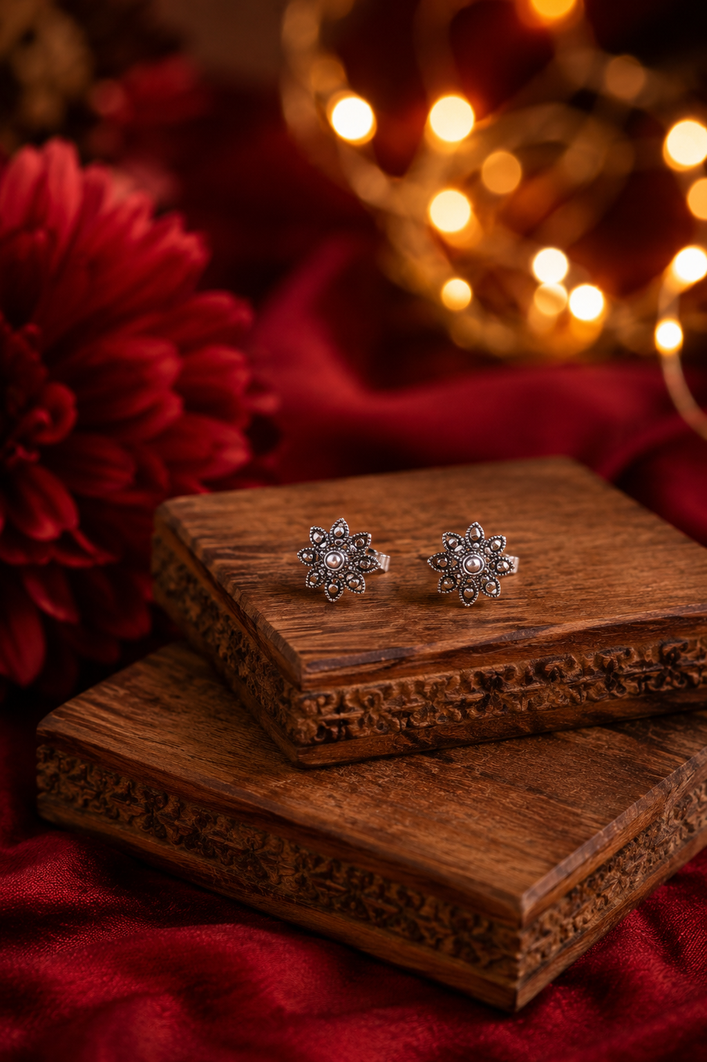 Silver Stud Earrings