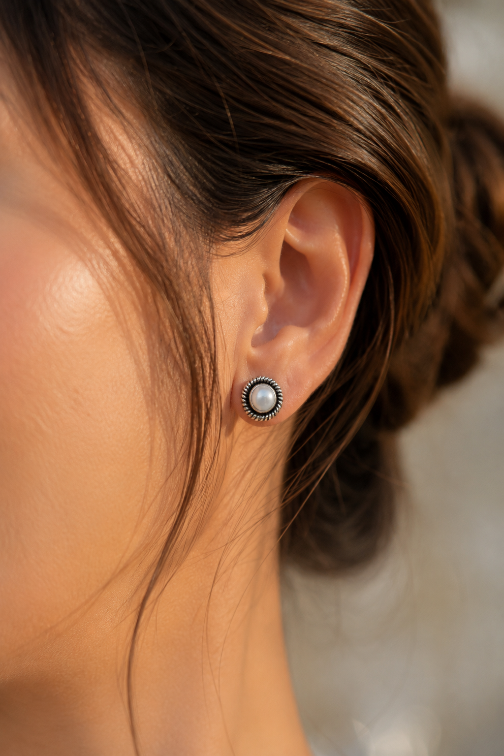 Silver Stud Earrings